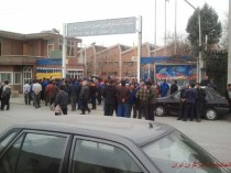 کارگران صنایع فلزی برای دومین روز متوالی دست به تجمع اعتراضی زدند