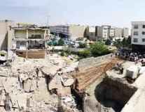 ریزش آوار جان کارگر ۱۸ ساله را گرفت