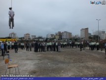 حکم اعدام دو متهم به قتل، در بابل و در ملا عام اجرا شد