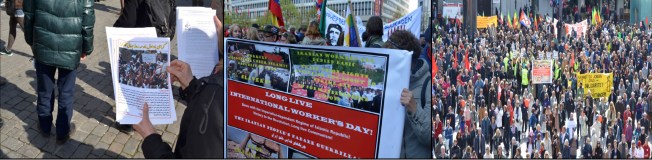 گزارشی از مراسم با شکوه روز جهانی کارگر در اسلو - نروژ!